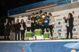 Campeonato atletismo, podium